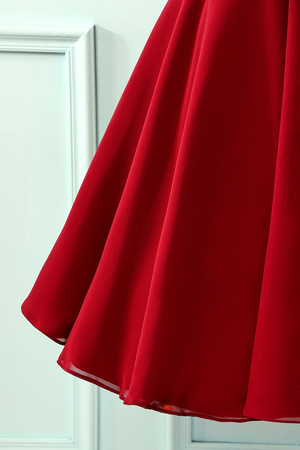 Chiffon abito Linea A