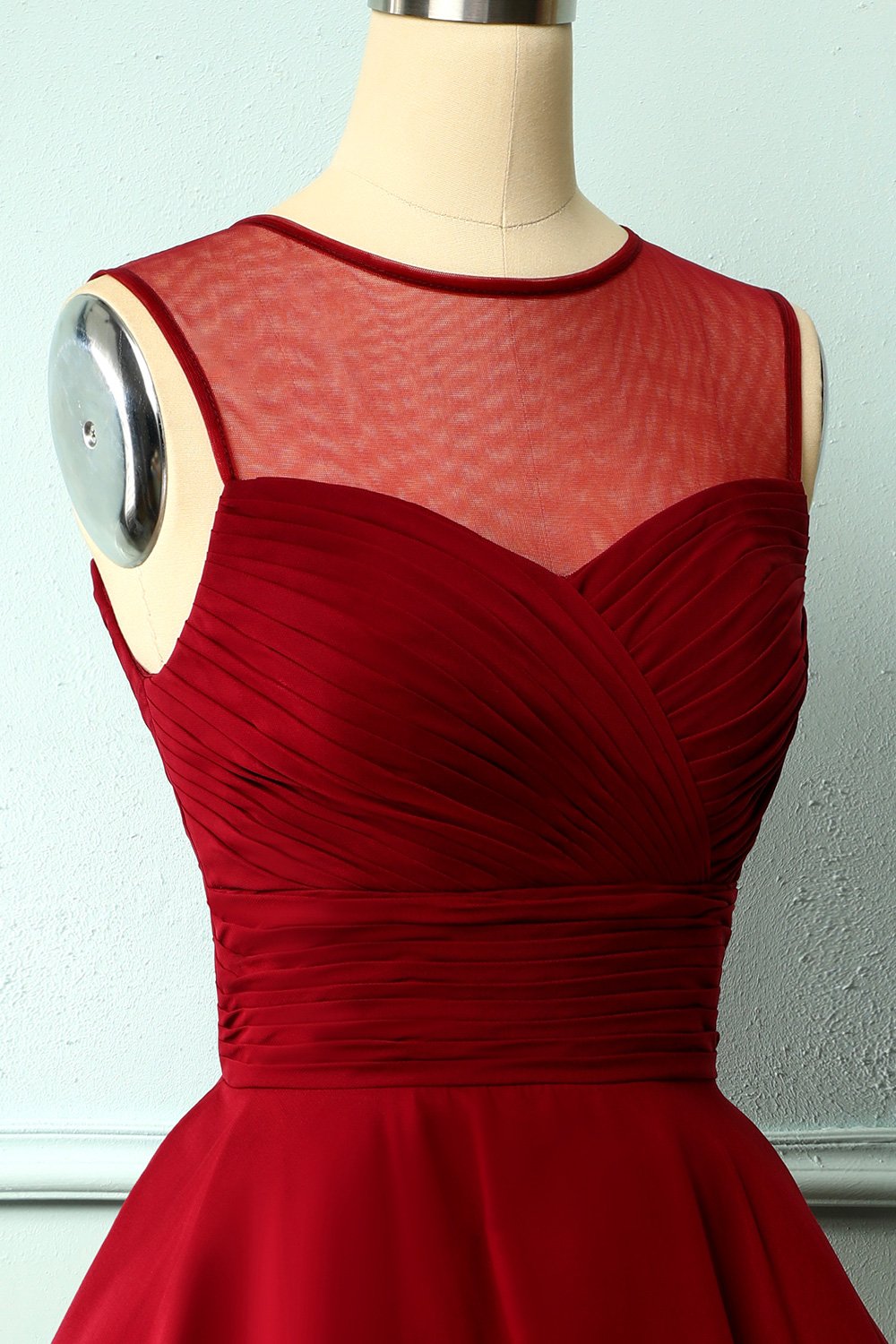 Chiffon abito Linea A