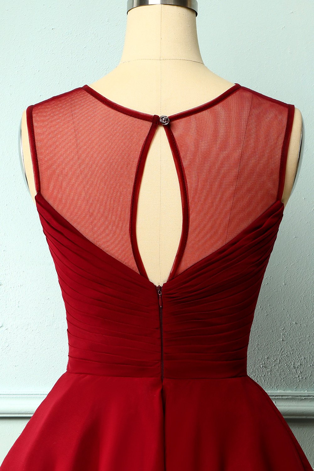 Chiffon abito Linea A