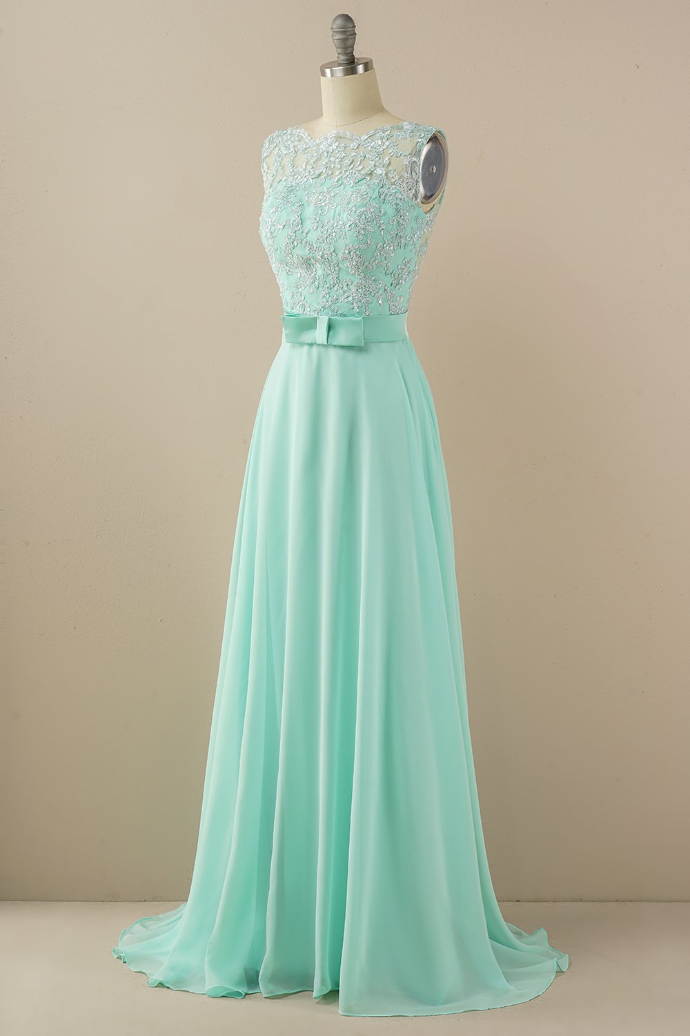 Abito applique long prom
