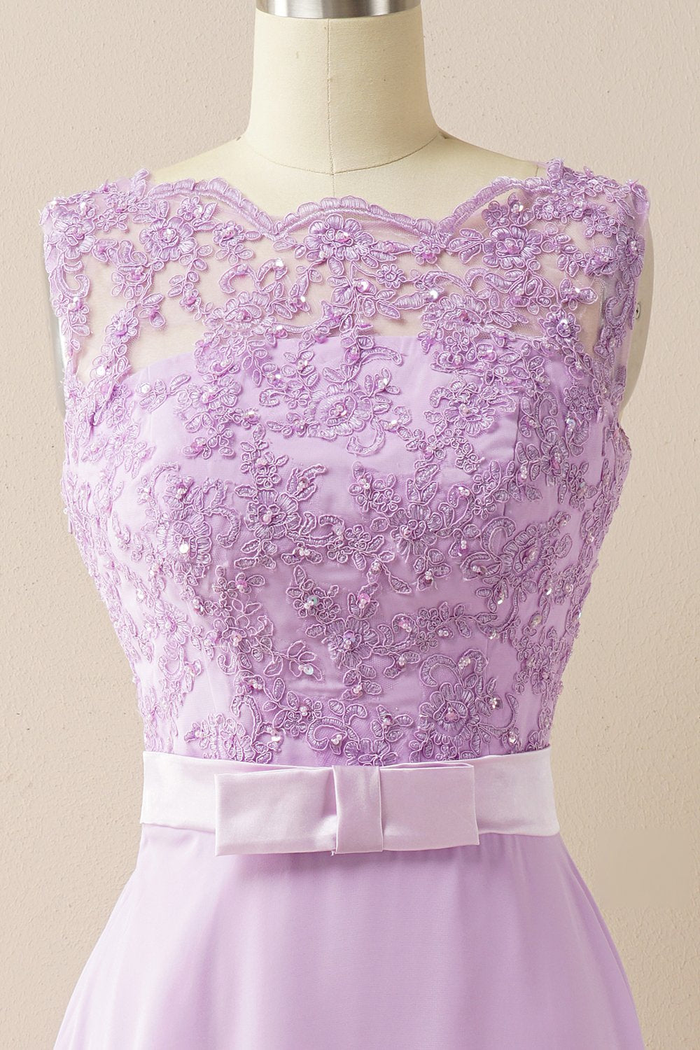 Abito applique long prom