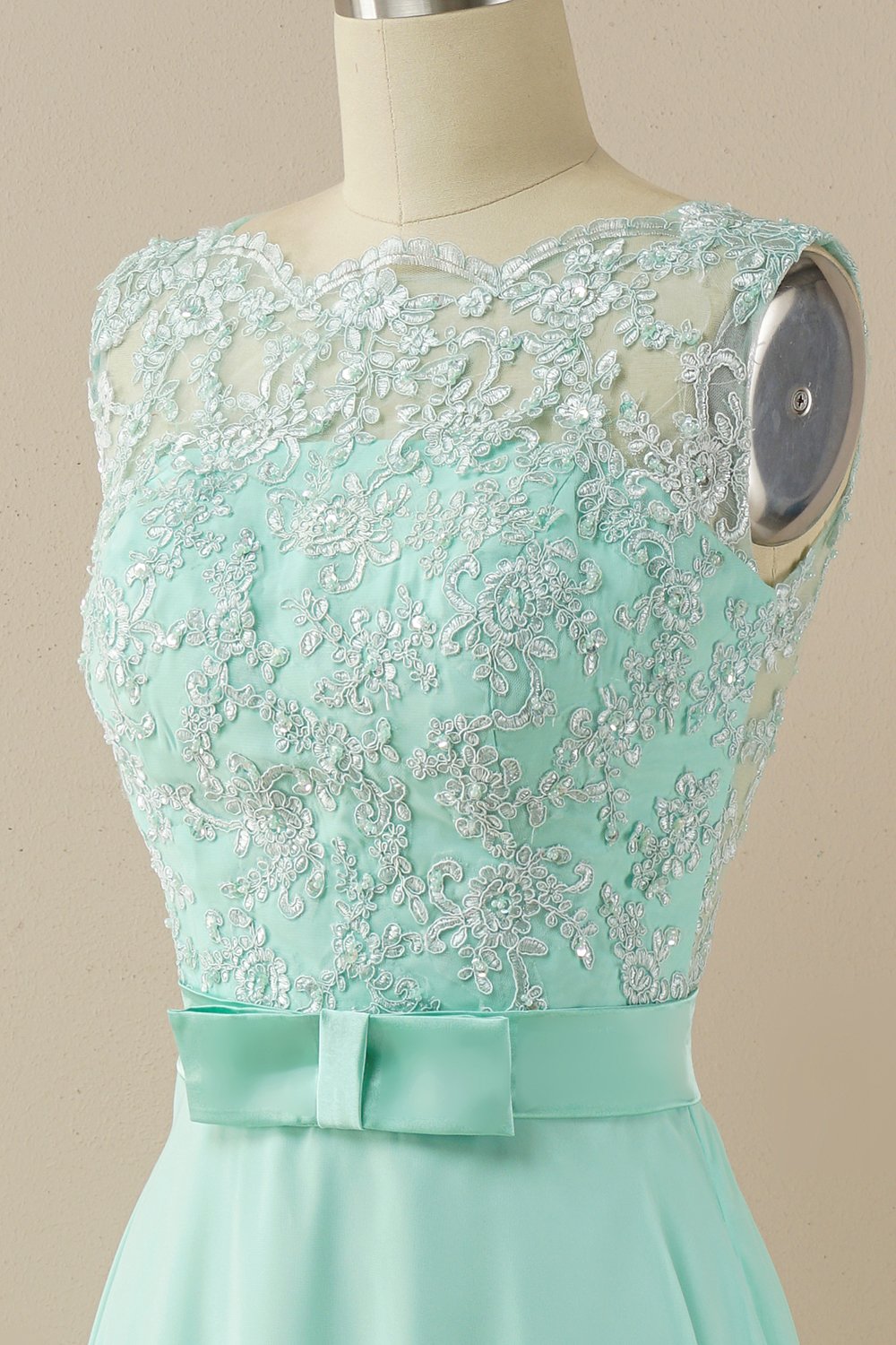 Abito applique long prom