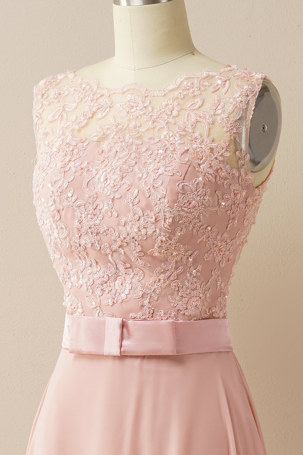 Abito applique long prom