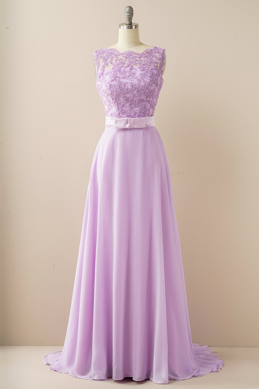Abito applique long prom