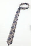 Navy Uomo Jacquard 5-Piece Accessory Set Cravatta e Papillon Pocket Square Flower Lapel Pin Tie Clip