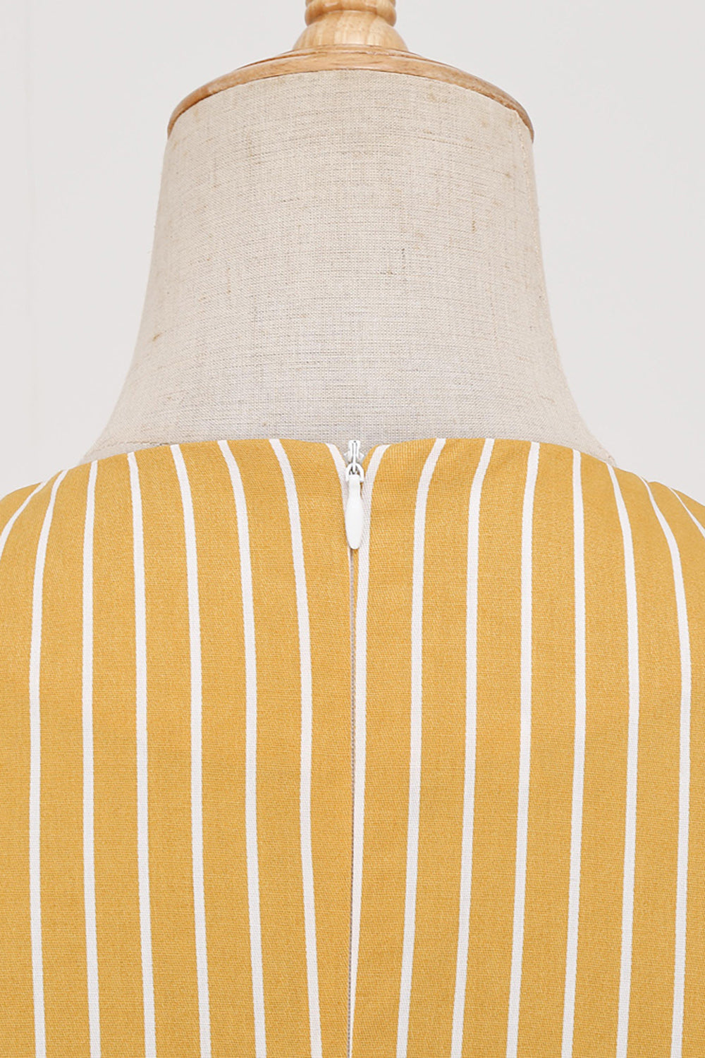 Stripes Maniche Corte 50s Swing Dress