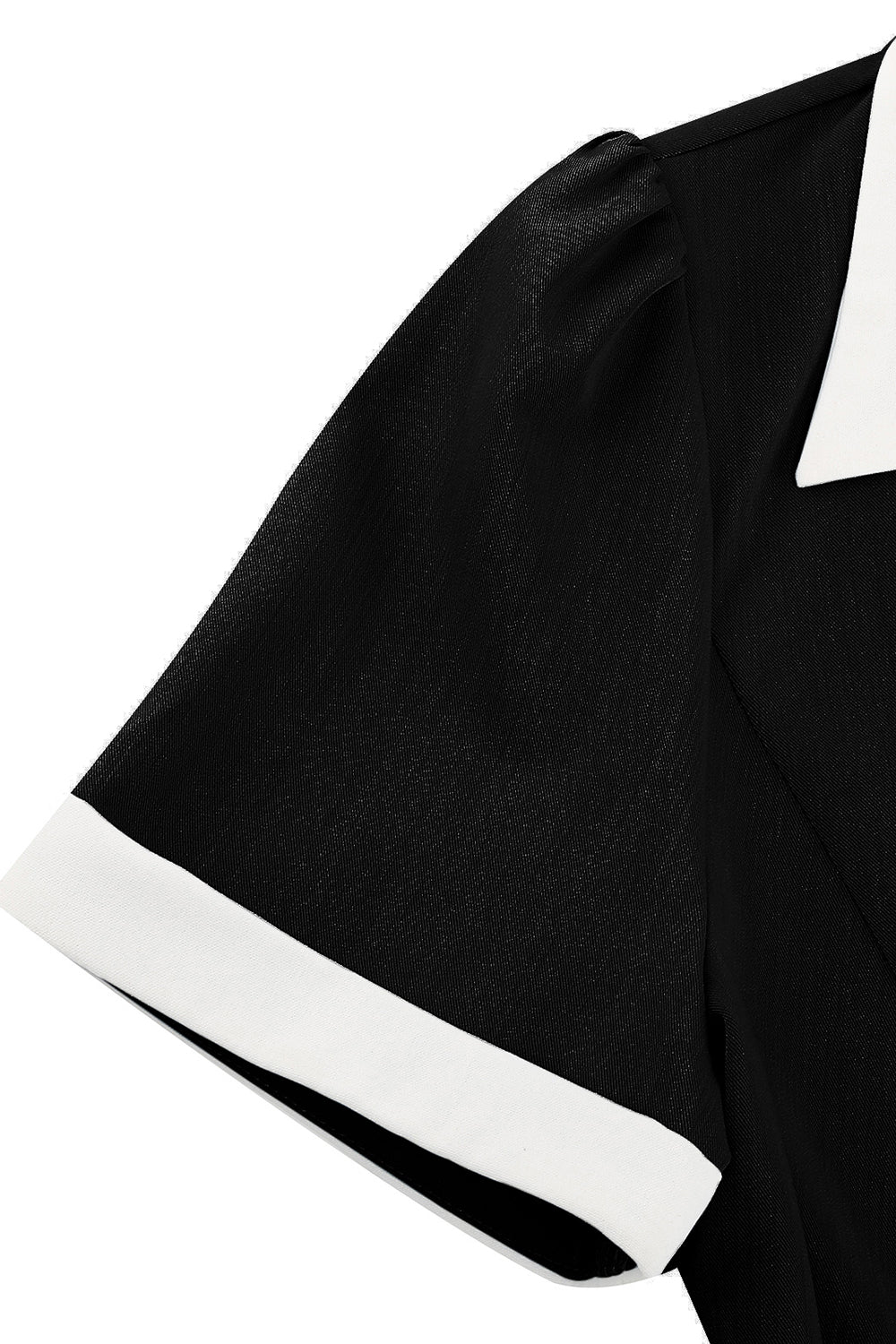 Abito Vintage Giallo Scollo a V con Bottone