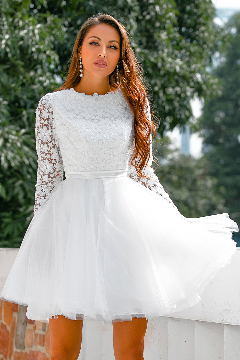 Abito da sposa corto