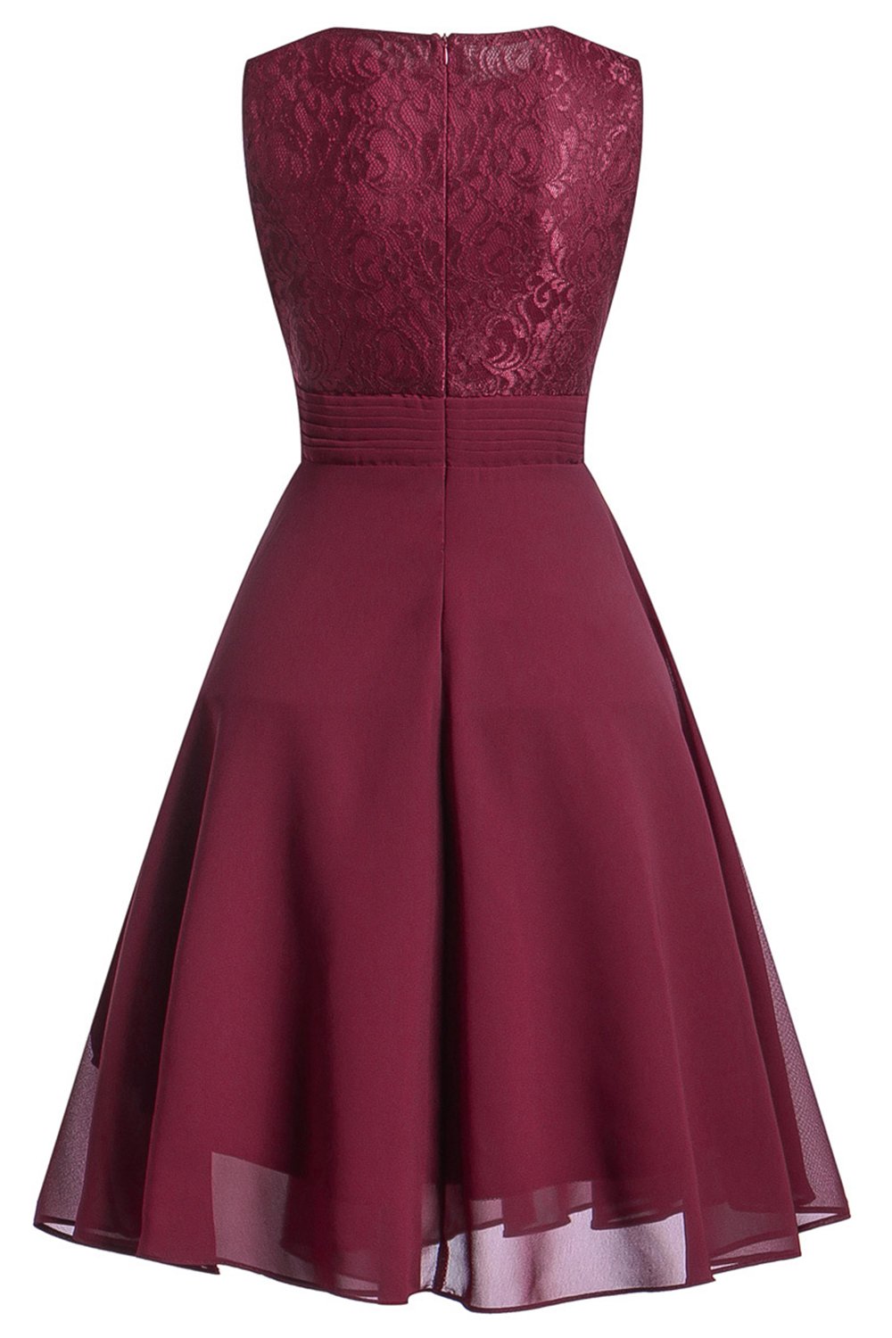 Abito da sposa in pizzo navy con volant