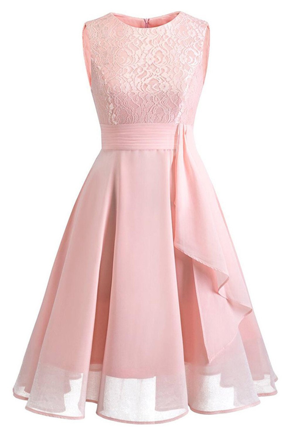 Abito da sposa in pizzo navy con volant