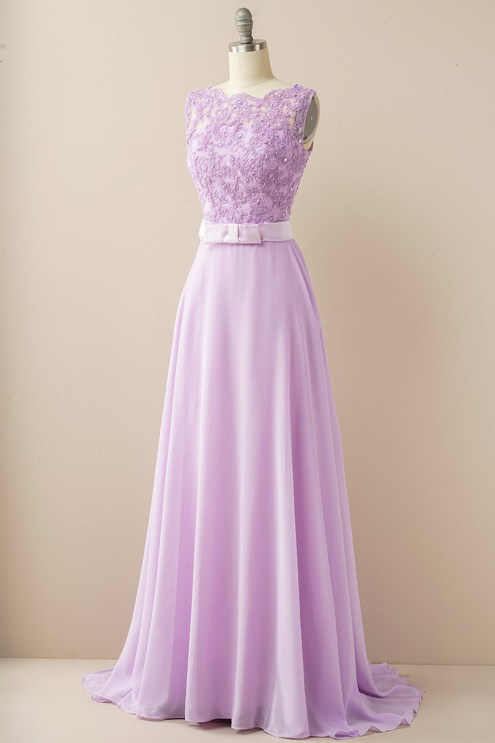 Abito applique long prom