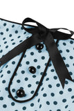 Blu Pois Pin Up 1950s Vintage Dress