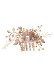 Fiore di cristallo perla strass matrimonio capelli clip