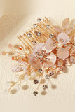 Fiore di cristallo perla strass matrimonio capelli clip
