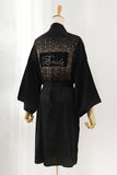 Abito da sposa scintillante nero con strass