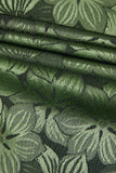 Army Green Peak Lapel 2 pezzi abito da ballo da uomo con motivo
