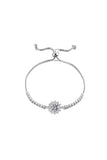 Set di gioielli 4 pezzi in argento glitterato
