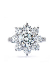 Set di gioielli 4 pezzi in argento glitterato