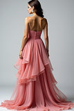 Dusty Rose Sweetheart arruffato Dusty Rose Sweetheart arruffato Dusty Rose Sweetheart arruffato Abito da Cerimonia