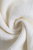 Abito estivo lungo bianco con scollo a V A Line