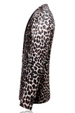 Leopard Peak Lapel 2 pezzi Abiti da ballo da uomo