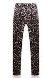 Leopard Peak Lapel 2 pezzi Abiti da ballo da uomo