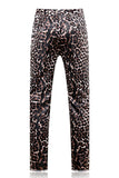 Leopard Peak Lapel 2 pezzi Abiti da ballo da uomo