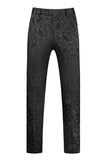 Scialle nero risvolto un pulsante 2 pezzi uomini Prom Suits