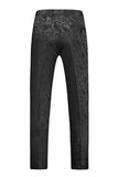 Scialle nero risvolto un pulsante 2 pezzi uomini Prom Suits