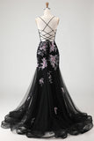 Corsetto da cerimonia rosa scintillante con fiore rosa sirena corsetto lungo da ballo con pizzo sulla schiena