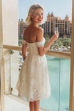 Abito da sposa A Linea Bianca di Pizzo