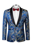Completi da ballo Jacquard con bavero a due pezzi e a due pezzi neri