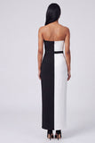 Maxi Sheath Bianco e Scoperto abiti da sera