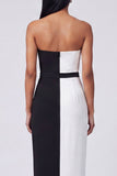 Maxi Sheath Bianco e Scoperto abiti da sera