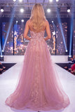 Blush sirena corsetto floreale con perline e fascia lunga