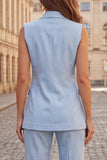 Cravate da donna a doppio petto a doppio petto a 2 pezzi e a 2 maniche slim fit