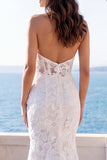 Abito da sposa ricamato in sirena d'avorio
