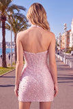 Perle corsetto corso corto corto da ritorno a casa corto bodycon body con perline