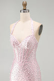 Perle corsetto corso corto corto da ritorno a casa corto bodycon body con perline