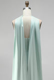 Vestito di cocktail con corsetto bodycon senza spalline menta