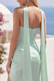 Vestito di Homecoming con corsetto bodycon senza spalline menta