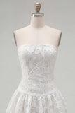 Abito di cocktgail a Fiori White Sweetheart A