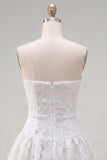 Abito di Homecoming a Fiori White Sweetheart A