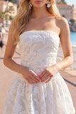 Abito di Homecoming a Fiori White Sweetheart A