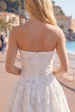 Abito di Homecoming a Fiori White Sweetheart A