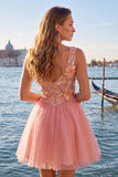 Abito di Homecoming a paillettes floreali giallo a V, linea A