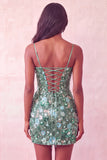Corsetto rosa Bodycon Arricciato Abito Corto di cocktail con paillettes