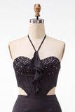 Abito Mini cocktail Bodycon Ribelli Neri con Ribelli