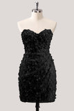 Bodycon Body-less, Corsetto Floreale Trasparente, Paillettes, Abito di Homecoming con Pizzo Lungo la Schiena