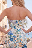 Fiore nero rosso amore, amore floreale arricciato, vestito corto e aderente per il ritorno a casa, con fascia
